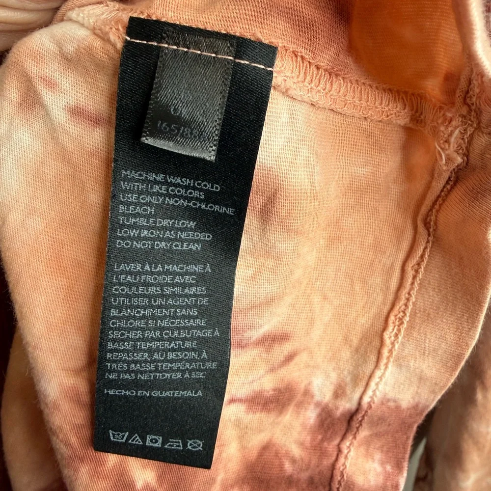 Free People We The Free Be Free Tie Dye Tee Long Sleeve Size Small - Picture 7 of 11